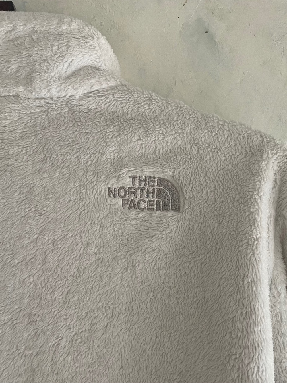 THE NORTH FACE White Osito Full Zip Shaggy Fleece Jacket Women's Outdoors -Large - Picture 6 of 15